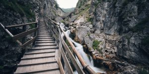 Stairway in rock