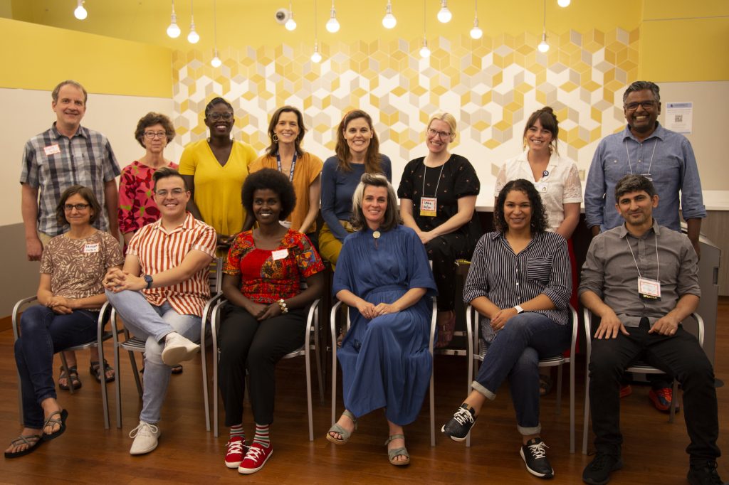 Participants in the Active Learning Institute sit for a group photo.